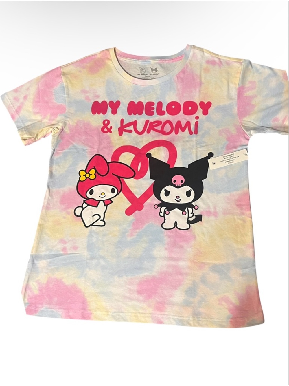 My Melody & Kuromi Tie-Dye T-Shirt - Sanrio size L(10-12)